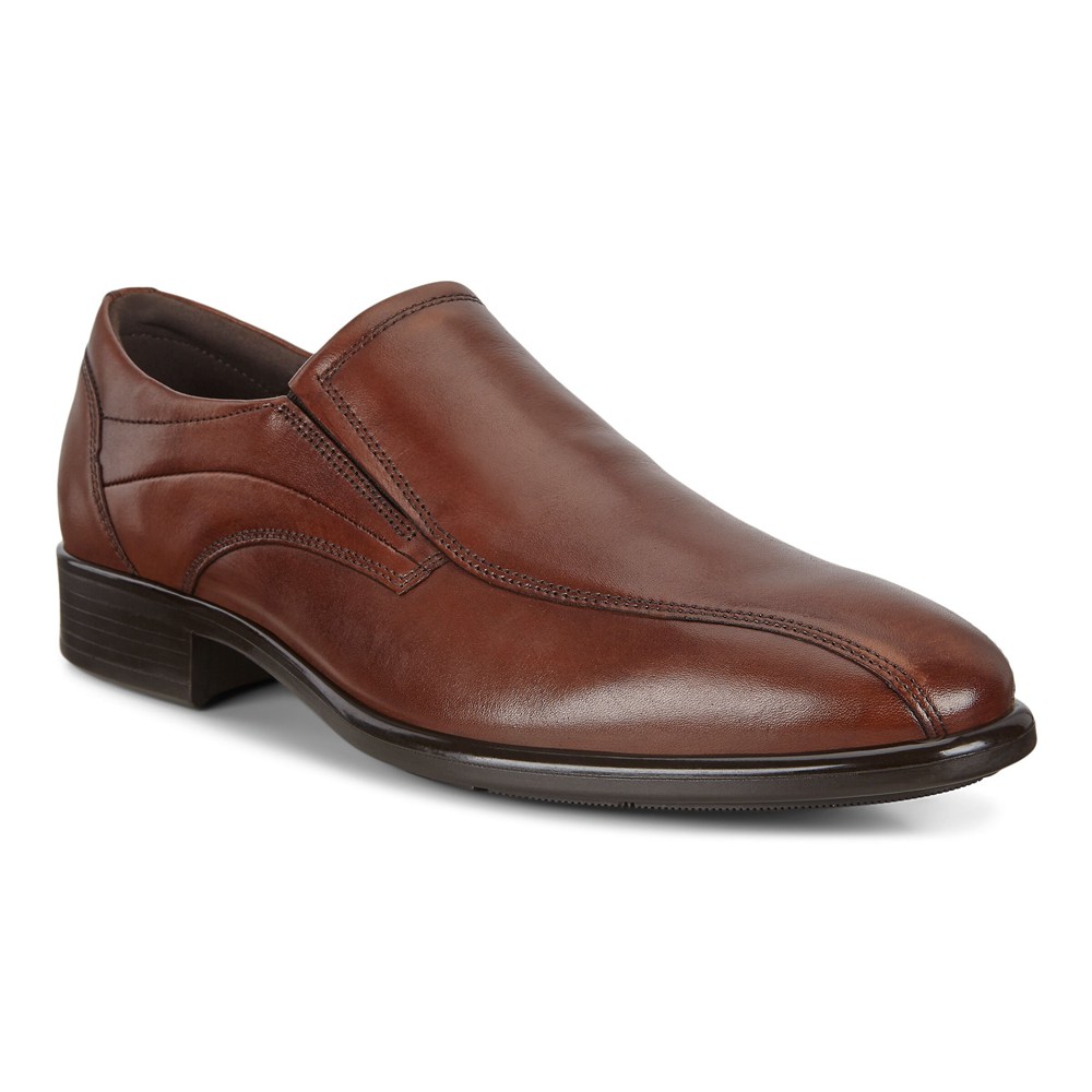 Slip On Hombre - ECCO Citytray Shoes - Marrom - XTS637914